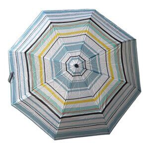 Colorful Striped Purse Size Umbrella